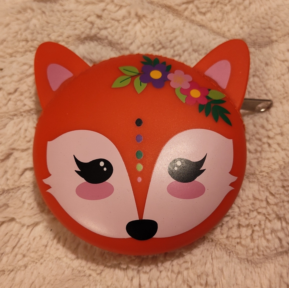 NWOT! Silicone Fox Coin Purse/Wallet